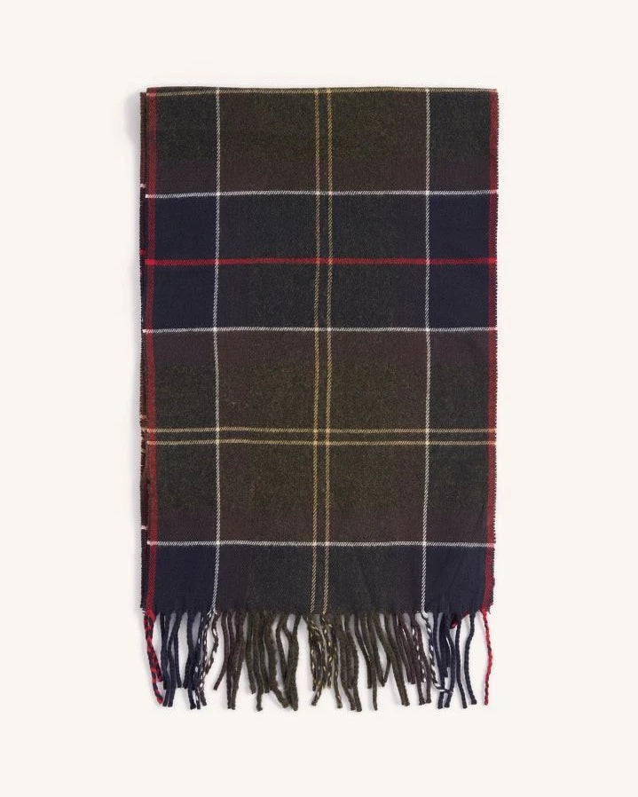 Barbour - Galingale Tartan Scarf | Dark green