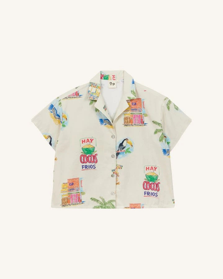 a.p - Cocos cotton shirt | Cream