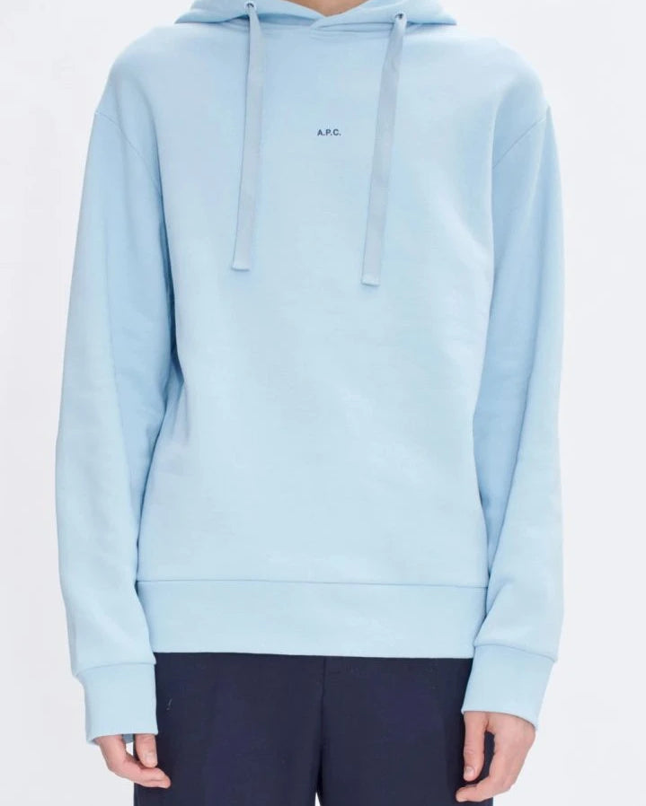 A.P.C. - Larry Hoodie Organic cotton | Light blue