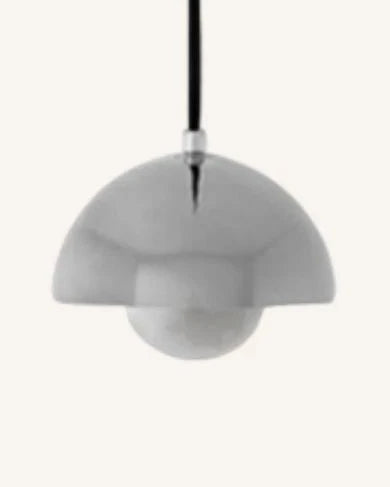 & Tradition - Flowerpot VP10 suspension lamp, Verner Panton | Chrome