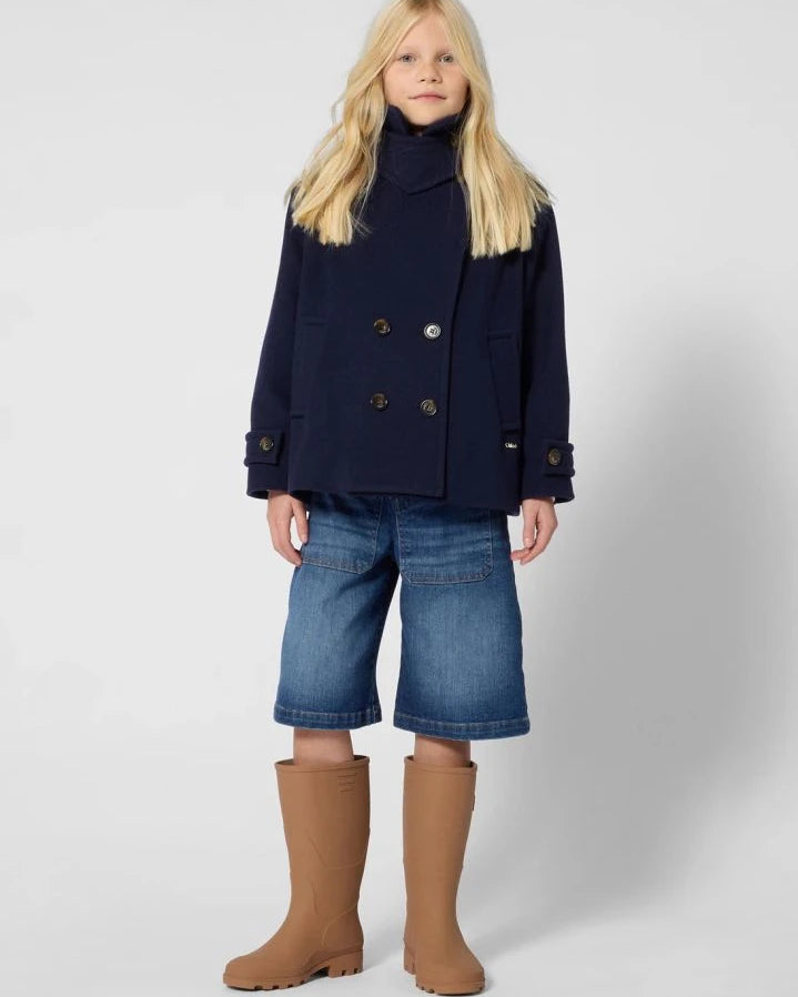 Chloé - Wool Coat | Dark Blue