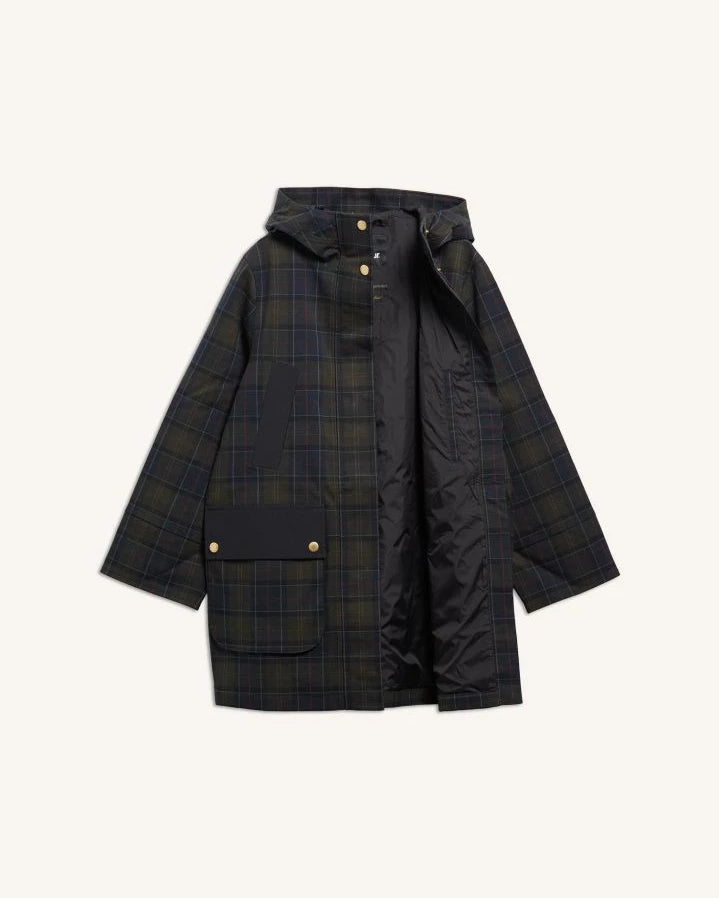Barbour - Rotsea Checked Waterproof Jacket | Black
