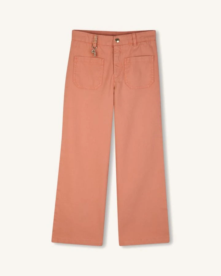 Chloé - Organic Cotton Canvas Pants | Coral