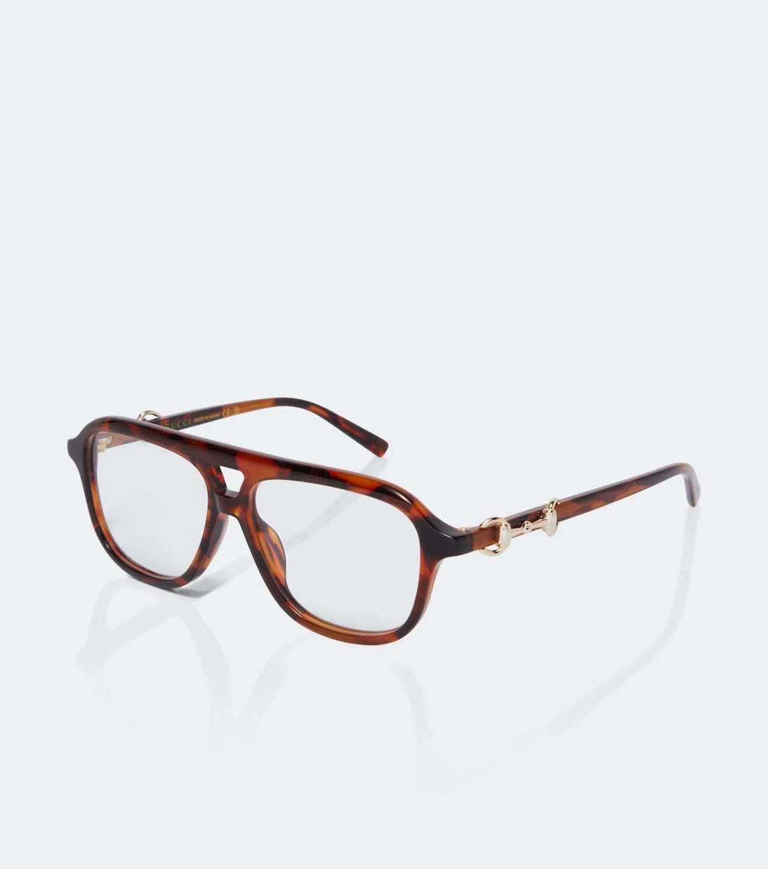 Gucci - Horsebit navigator glasses