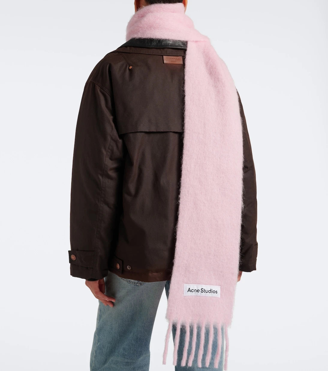 Acne Studios - Fringed alpaca, wool, and mohair-blend scarf