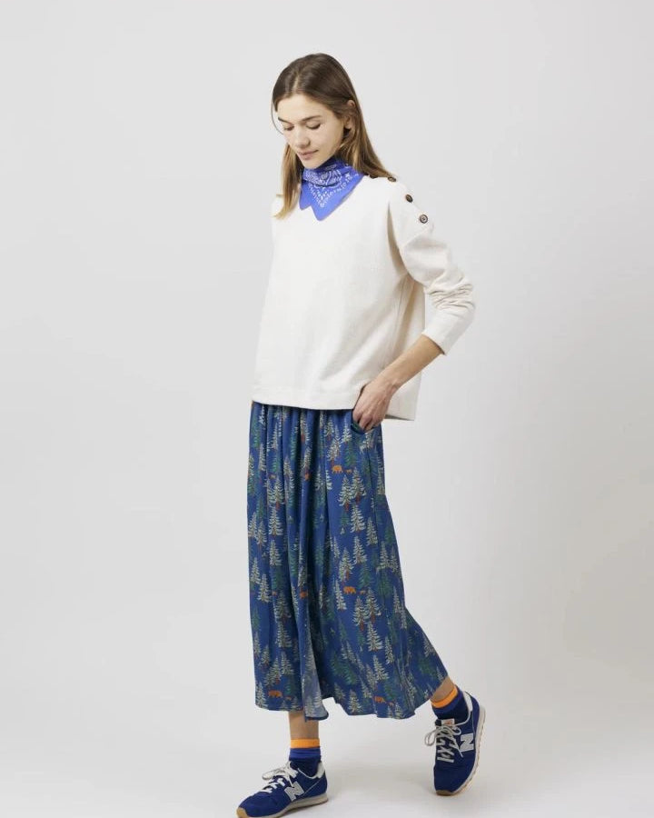 a.p - Guilmette Ribbed Organic Cotton Sweatshirt | Ecru