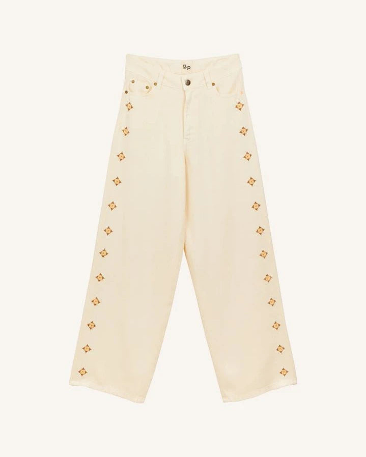 a.p - Denim pants | Ecru