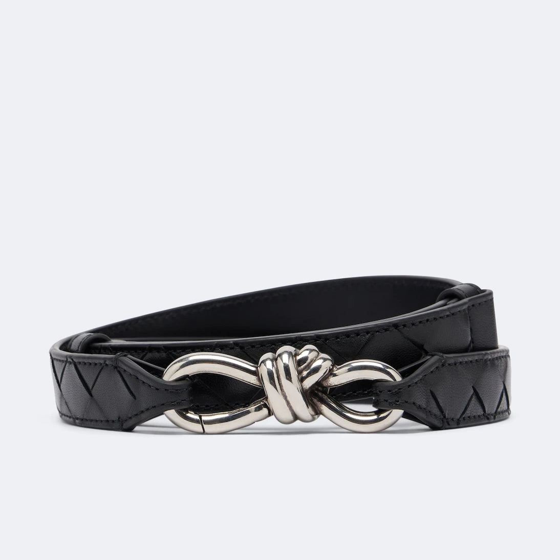 Bottega Veneta - Andiamo Intrecciato leather belt
