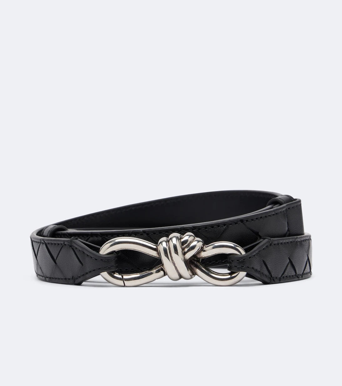Bottega Veneta - Andiamo Intrecciato leather belt
