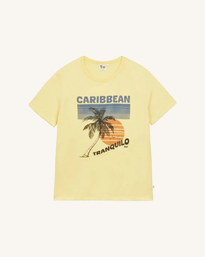 a.p - Caribbean Organic cotton T-shirt | Yellow