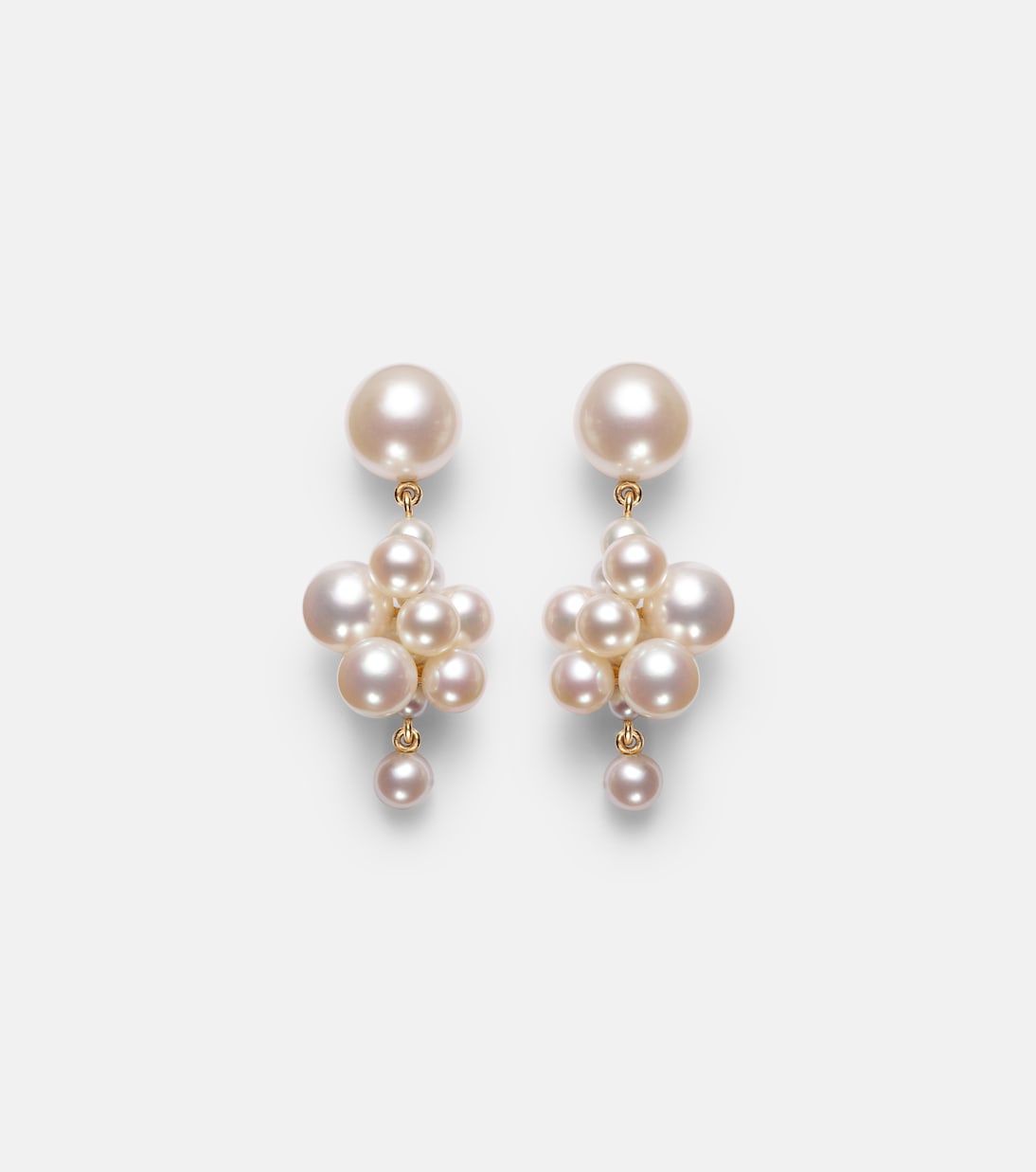 Sophie Bille Brahe - Botticelli 14kt gold earrings with pearls