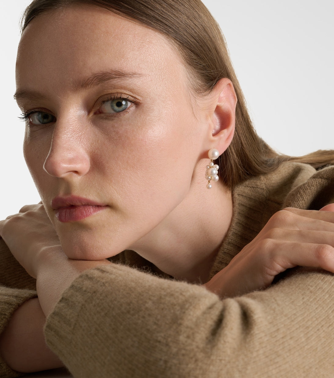 Sophie Bille Brahe - Botticelli 14kt gold earrings with pearls