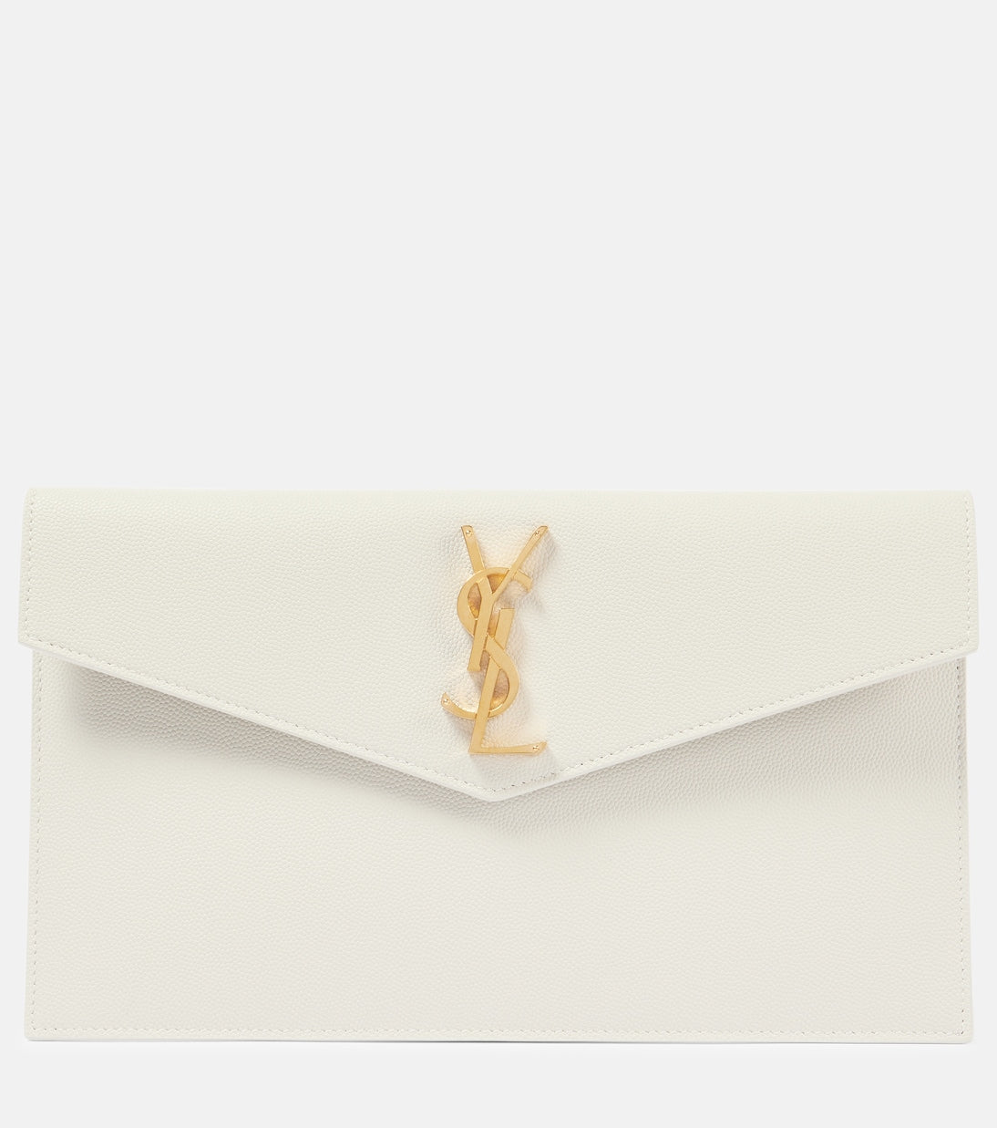 Saint Laurent - Uptown leather clutch