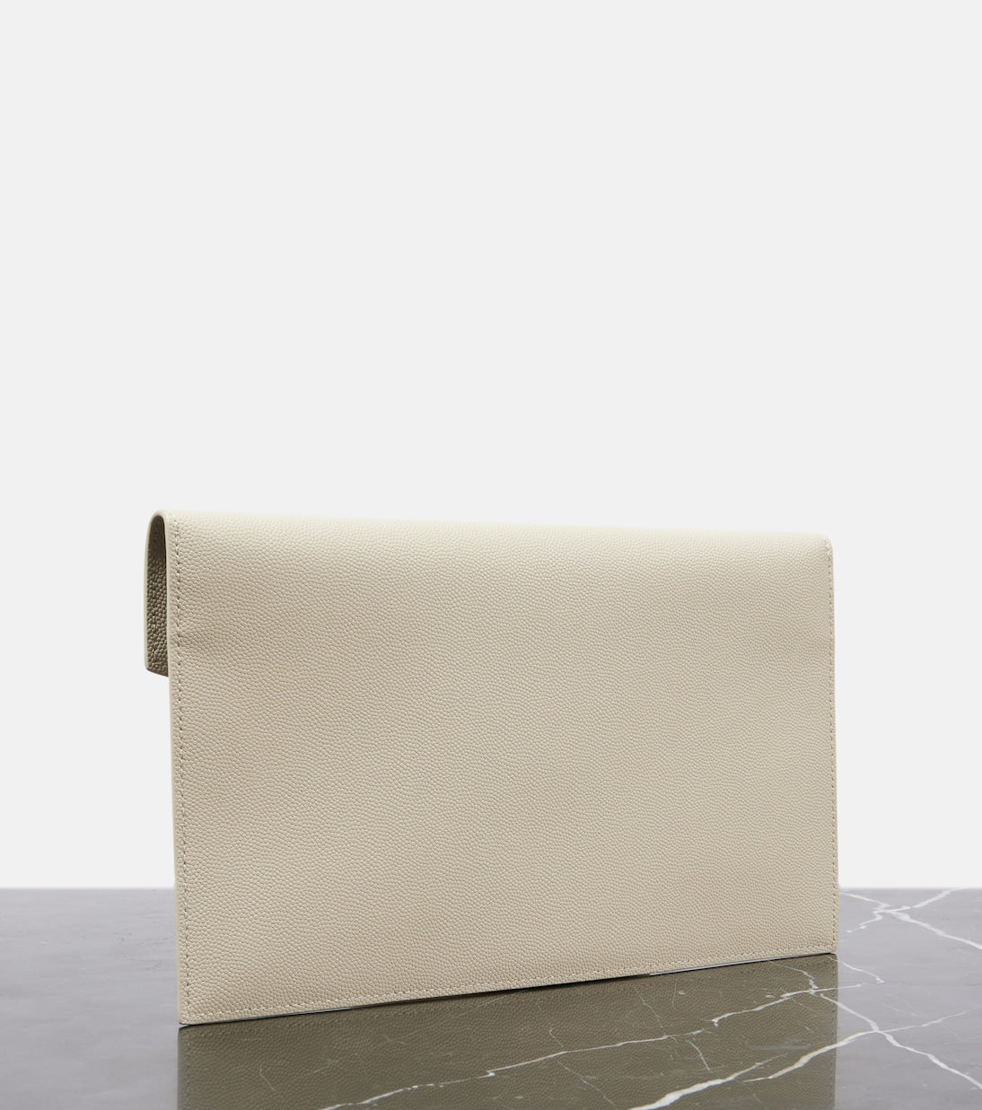 Saint Laurent - Uptown leather clutch