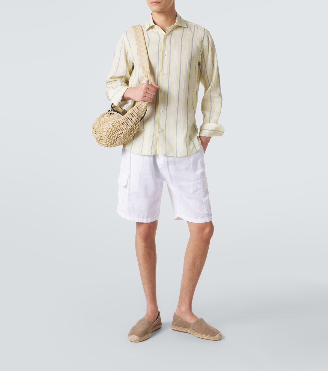 Vilebrequin - Baie mid-length linen shorts