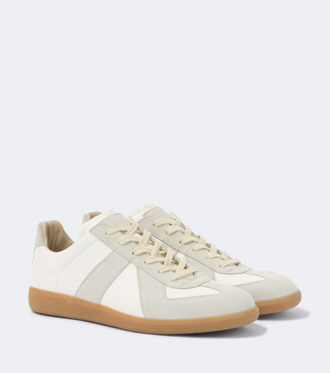 Maison Margiela - Replica leather and suede sneakers