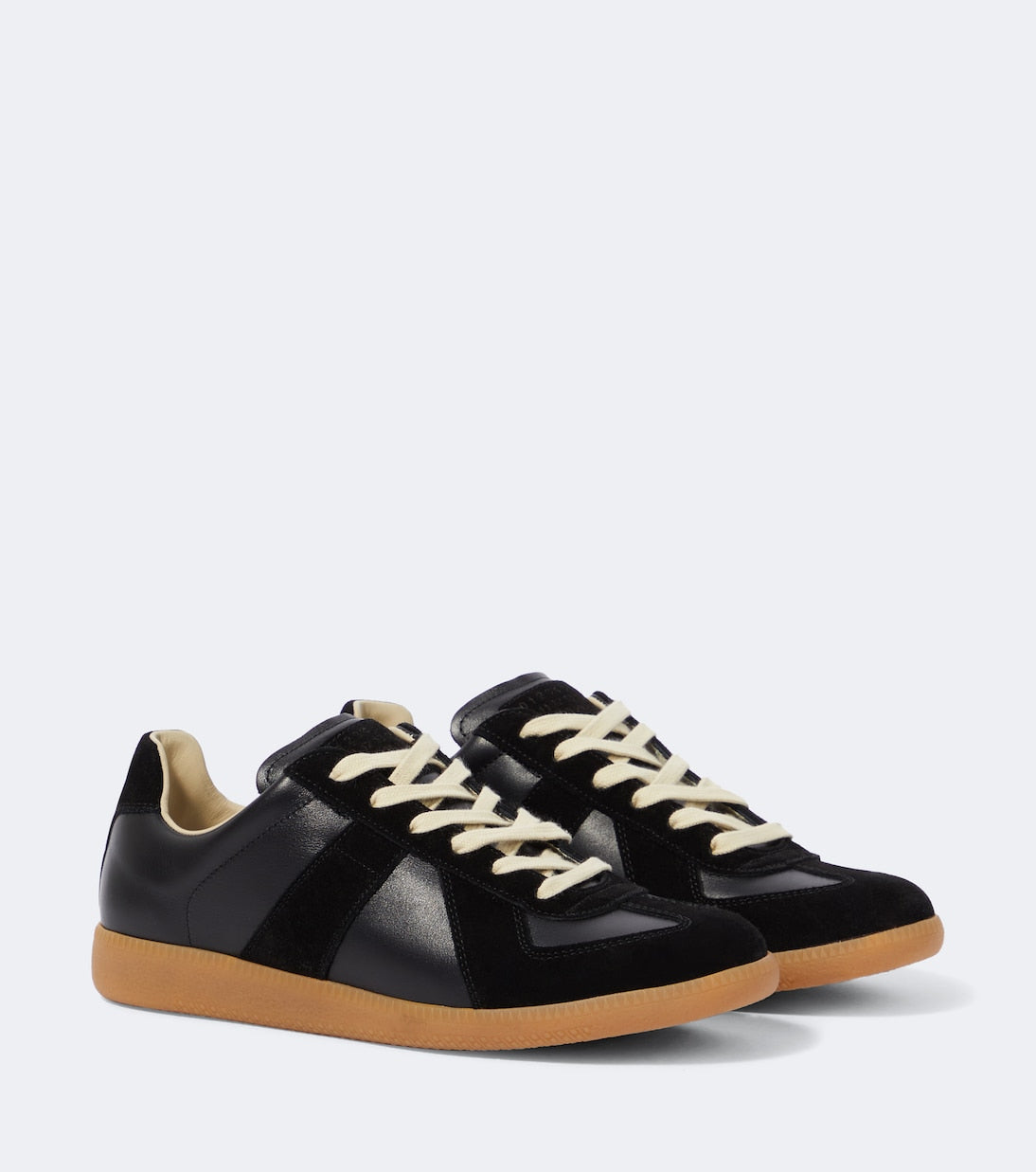 Maison Margiela - Replica leather and suede sneakers