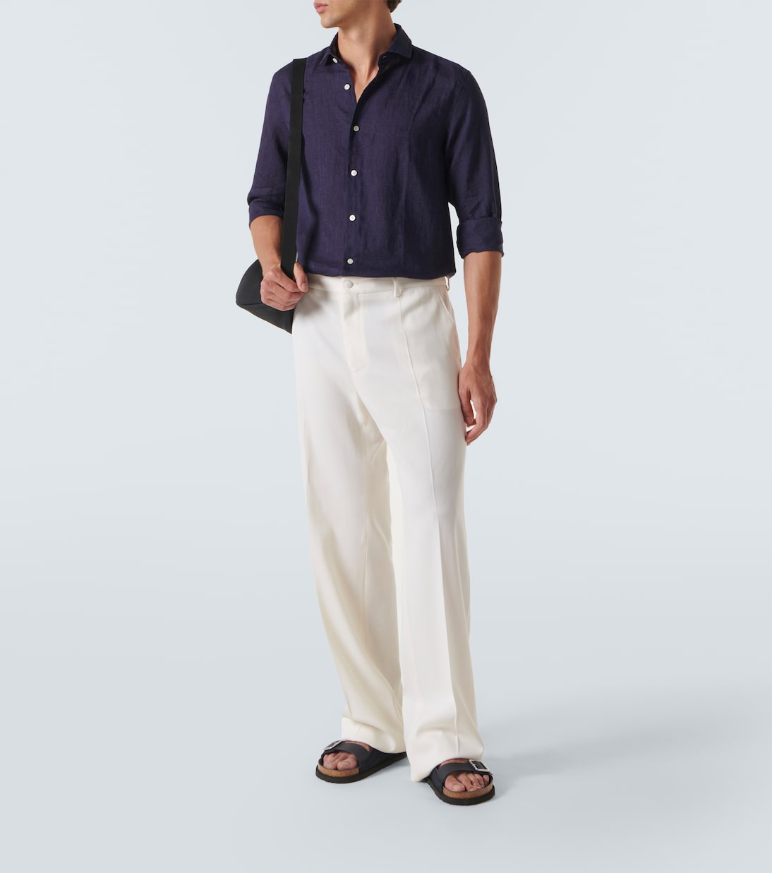 Frescobol Carioca - Long-sleeved linen shirt