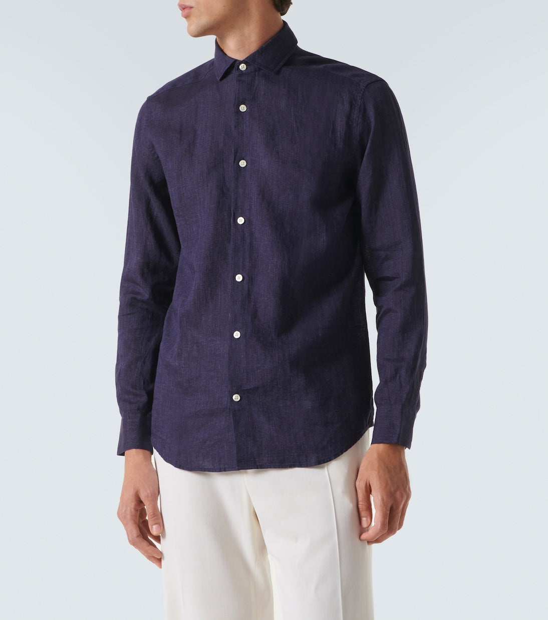 Frescobol Carioca - Long-sleeved linen shirt