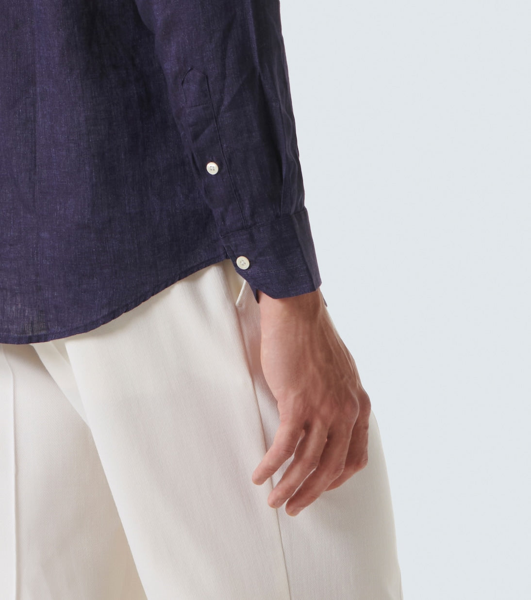 Frescobol Carioca - Long-sleeved linen shirt
