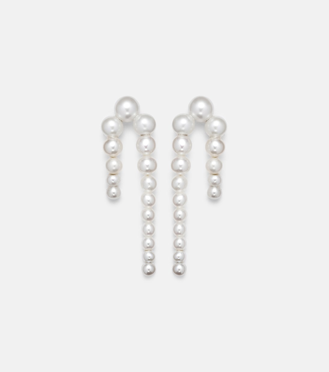 Sophie Bille Brahe - Petite Perle Nuit 14Kt gold and pearl earrings
