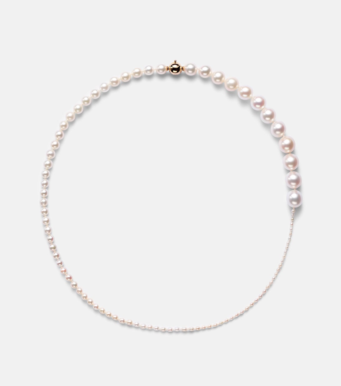 Sophie Bille Brahe - Peggy 14kt gold necklace with freshwater pearls