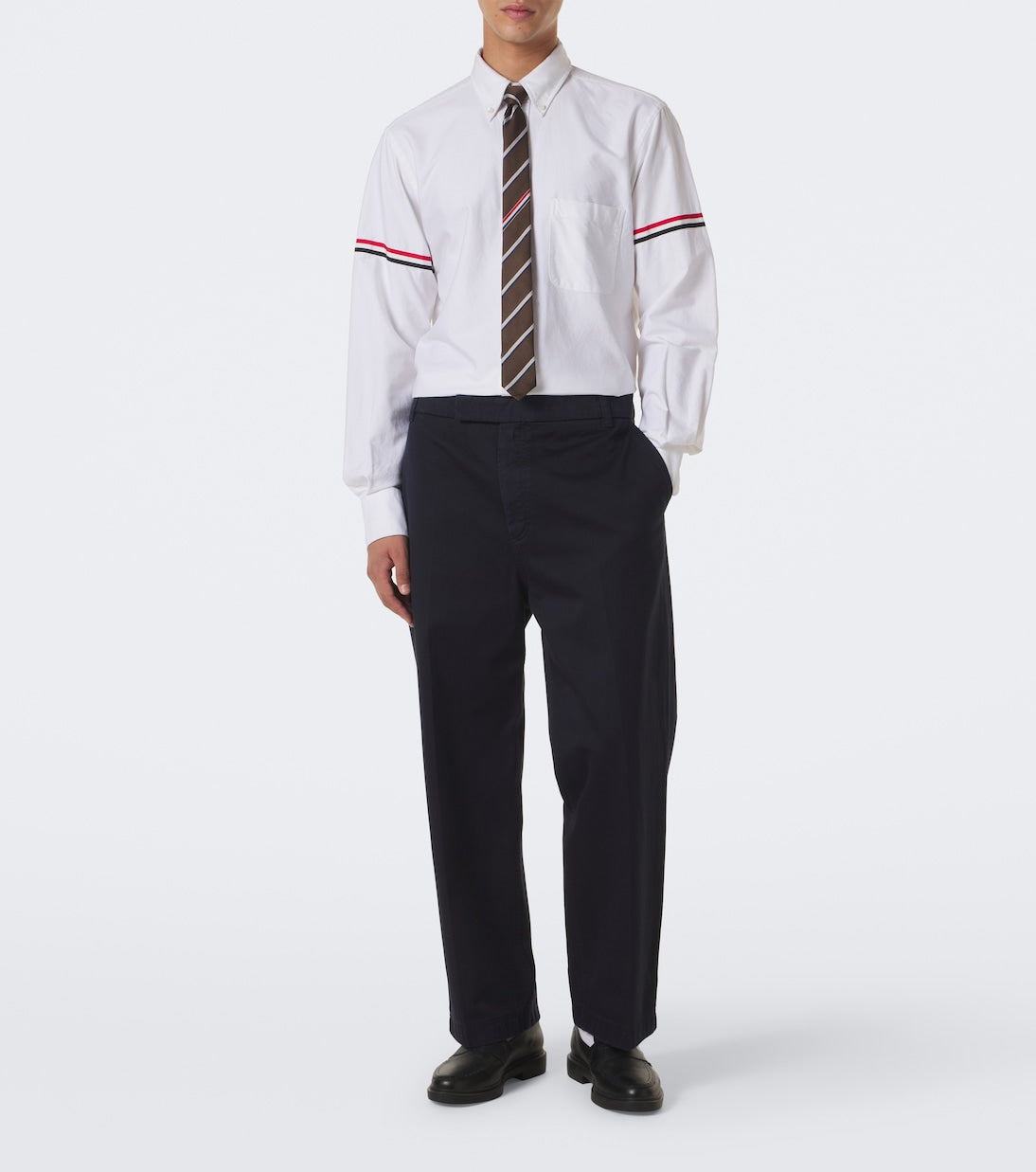 Thom Browne - Grosgrain armband shirt