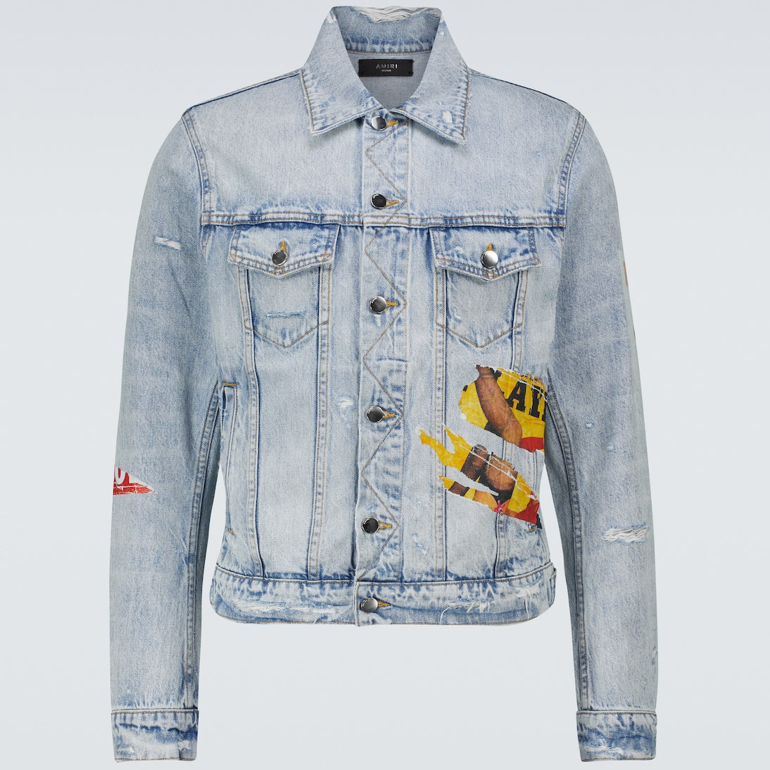 Amiri - Playboy denim trucker jacket