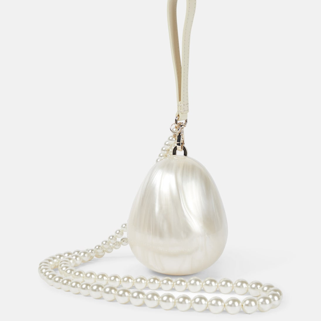Simone Rocha - Egg embellished clutch