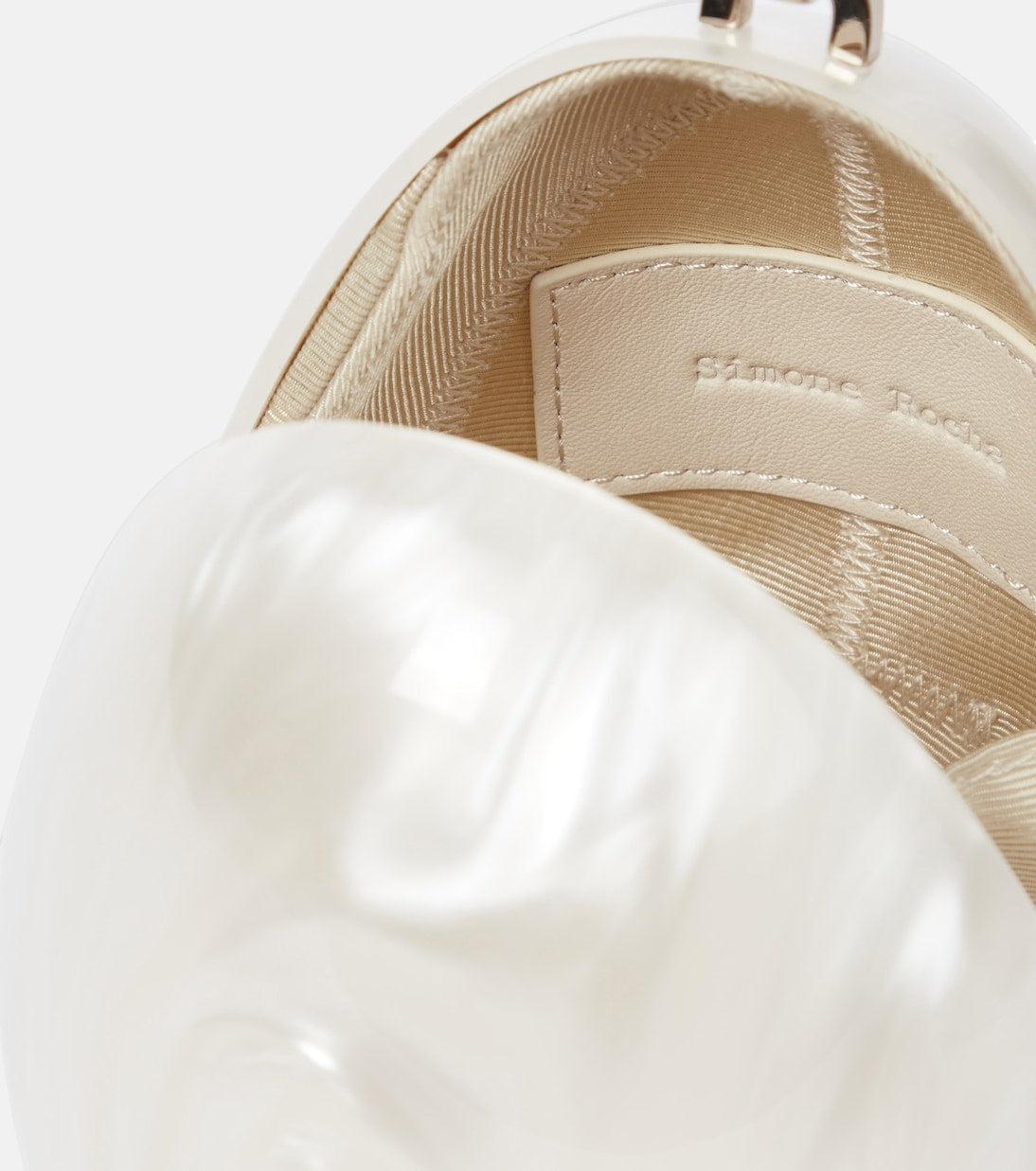 Simone Rocha - Egg embellished clutch