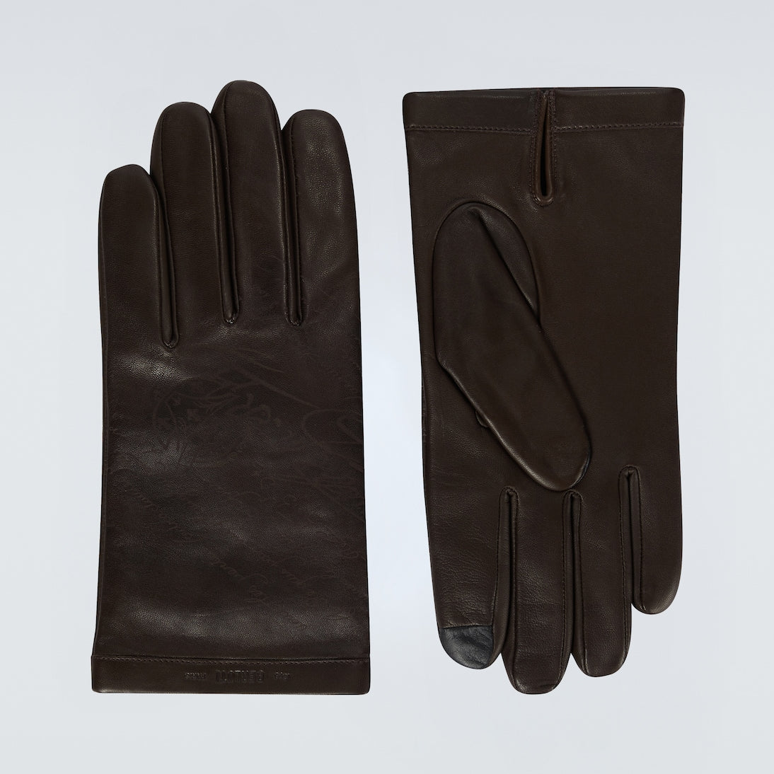 Berluti - Scritto leather gloves