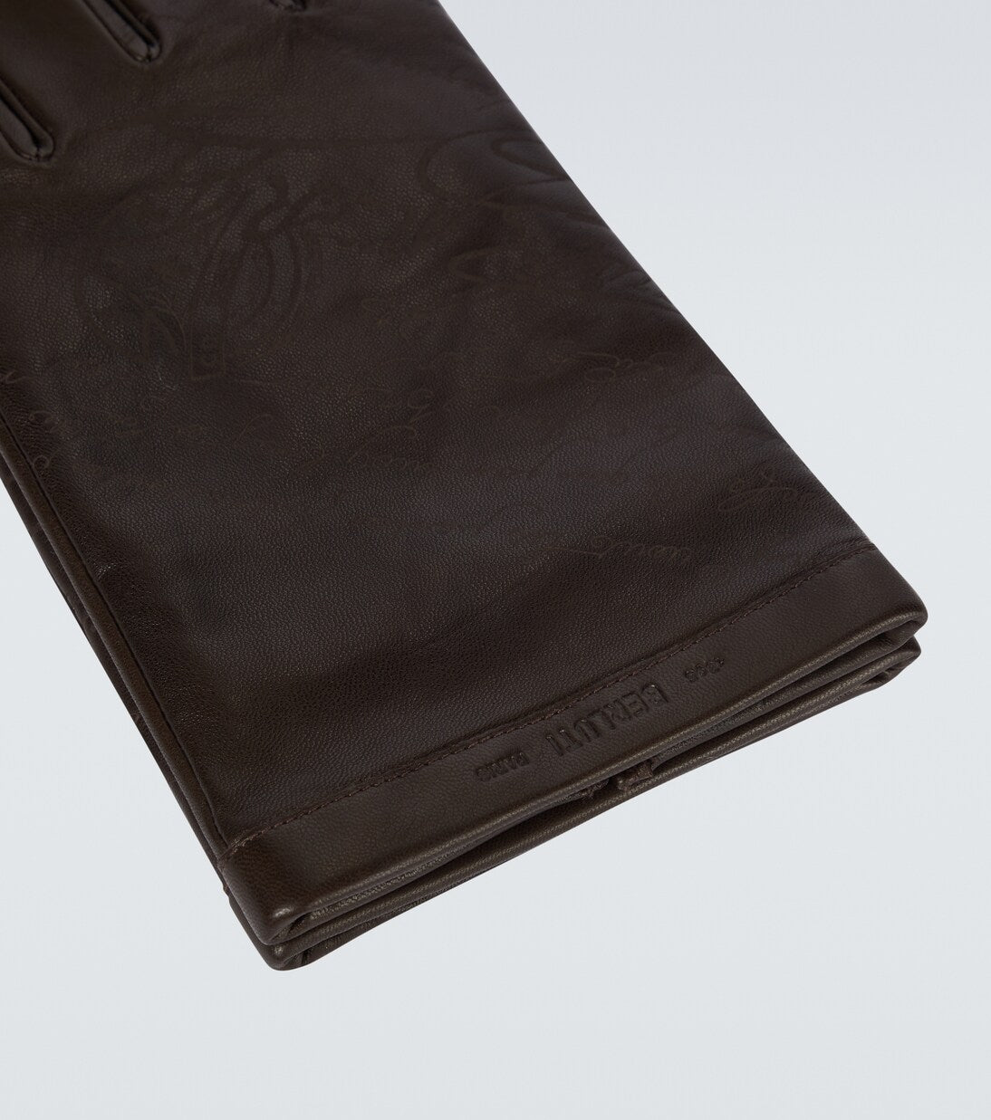 Berluti - Scritto leather gloves
