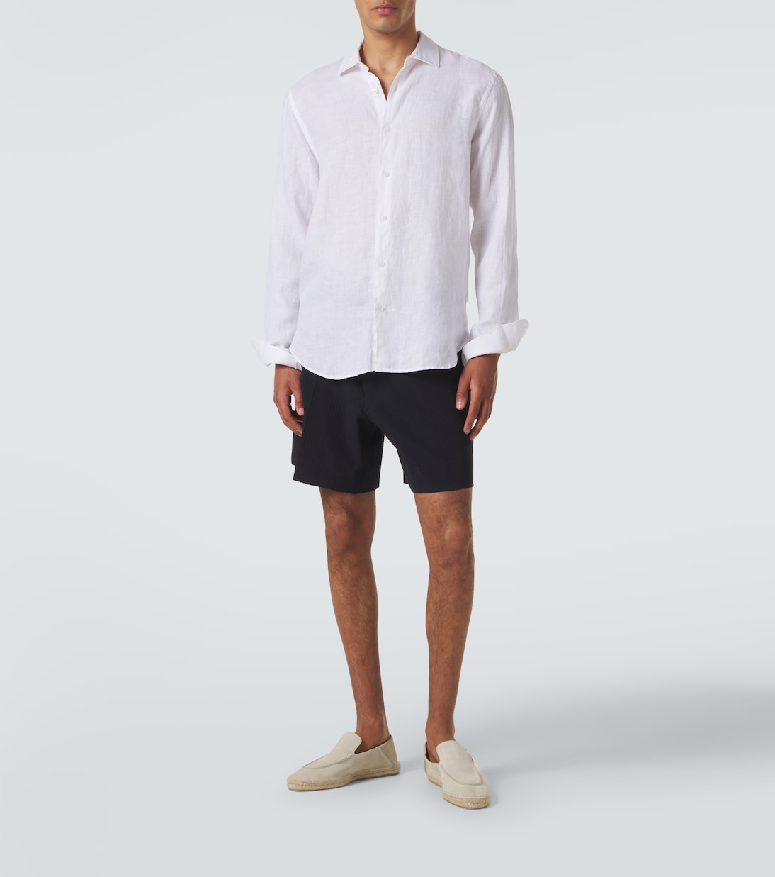 Orlebar Brown - Giles linen long-sleeved shirt