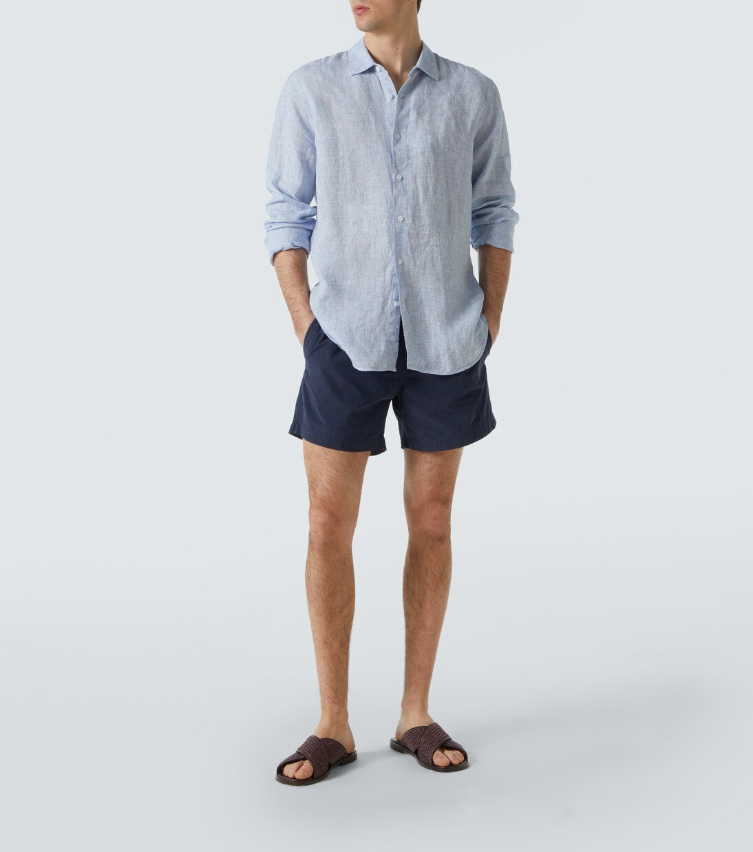 Orlebar Brown - Giles linen long-sleeved shirt