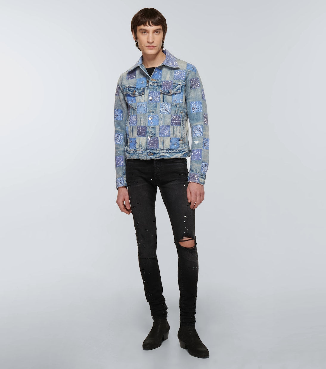 Amiri - Patchwork denim jacket