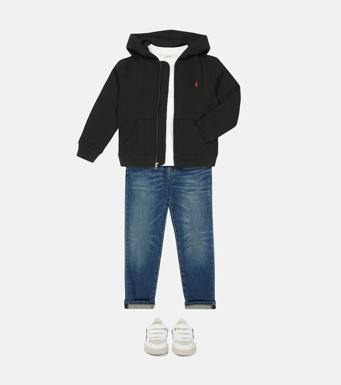 Polo Ralph Lauren Kids - Zipped cotton-blend hoodie