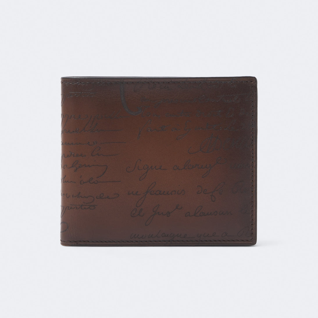 Berluti - Makore Scritto leather wallet