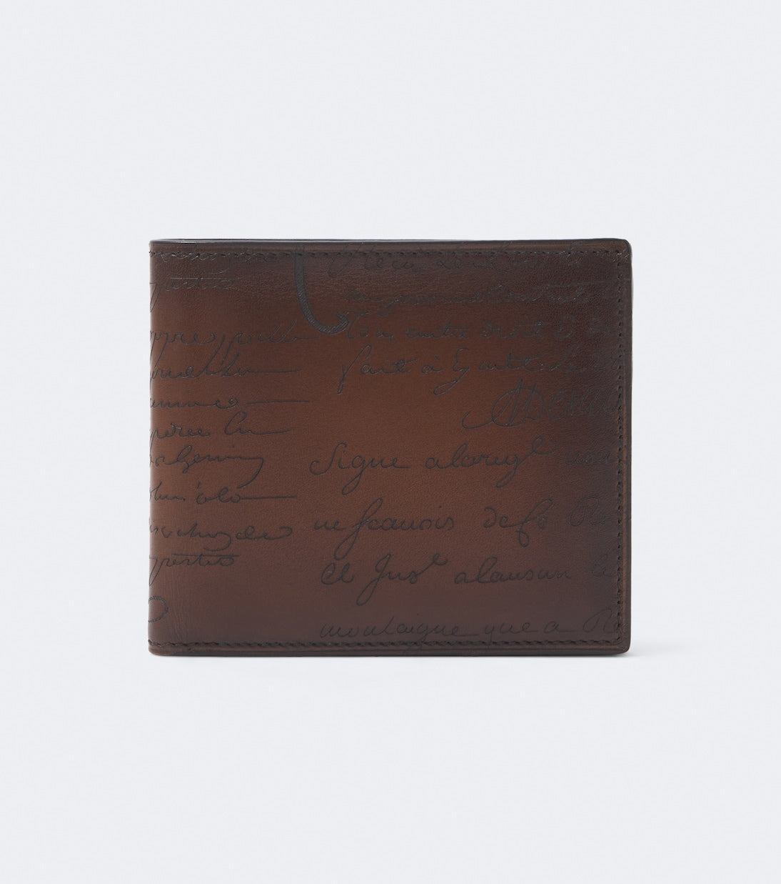 Berluti - Makore Scritto leather wallet