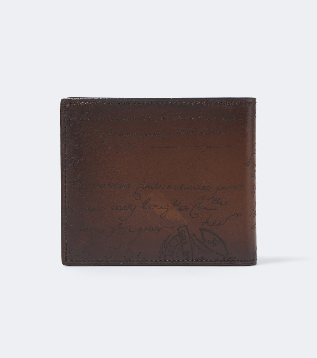 Berluti - Makore Scritto leather wallet