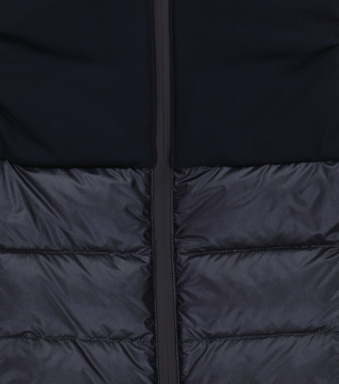 Il Gufo - Paneled hooded down vest