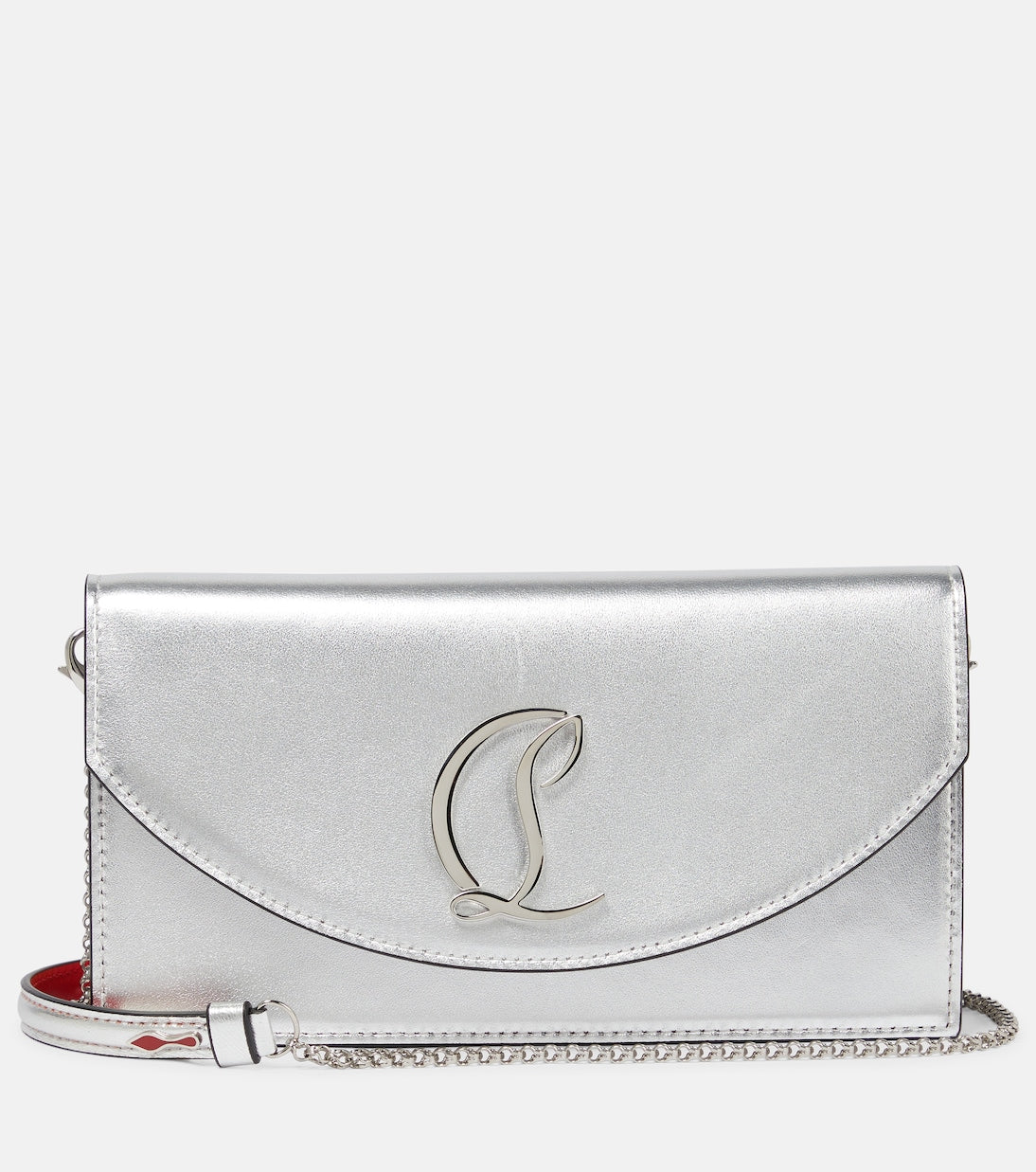 Christian Louboutin - Loubi54 leather clutch