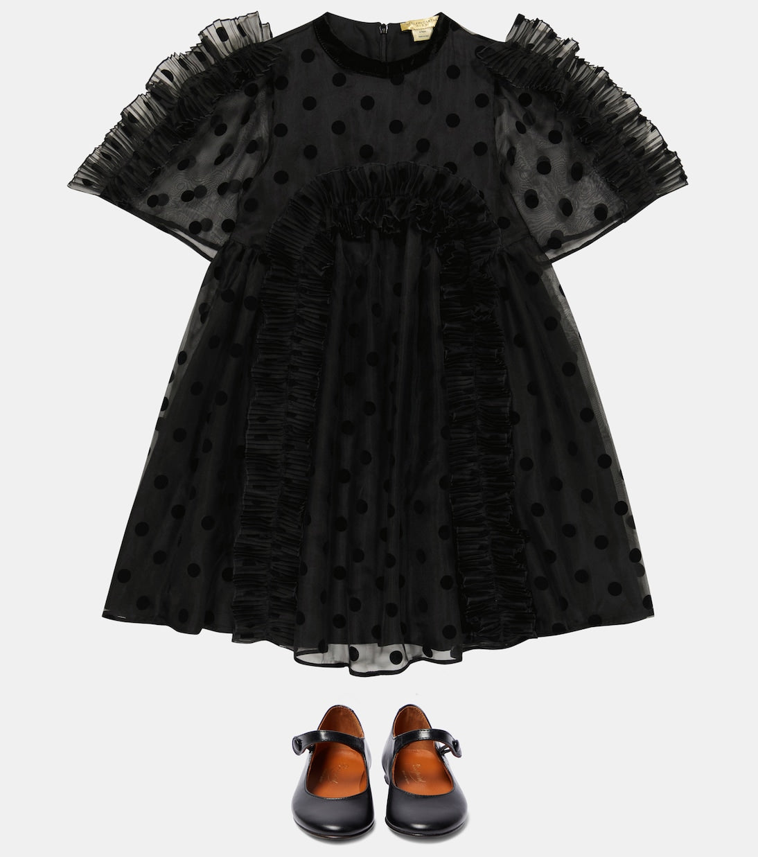 Stella McCartney Kids - Polka-dot tulle dress
