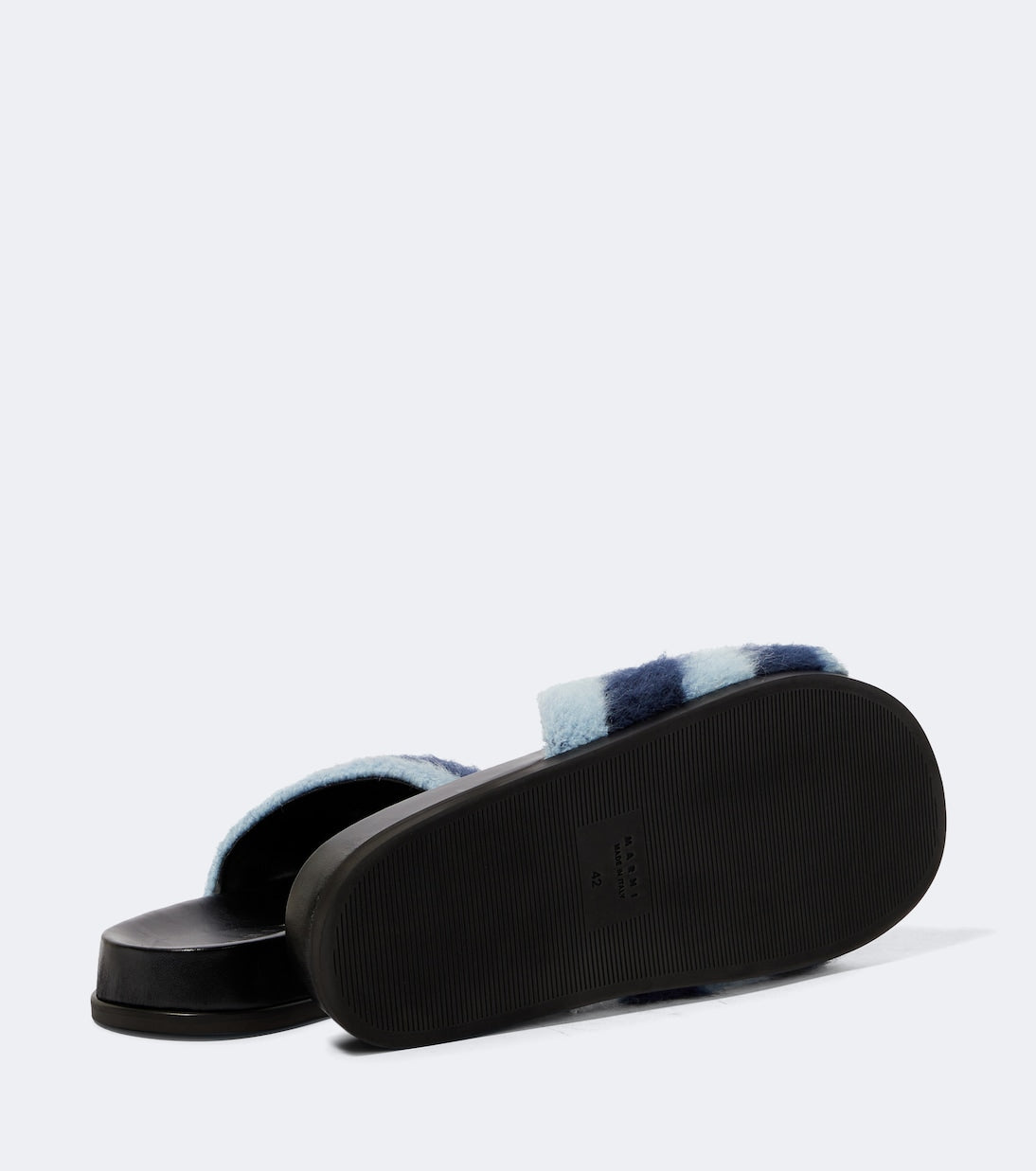Marni - Fussbett striped slides