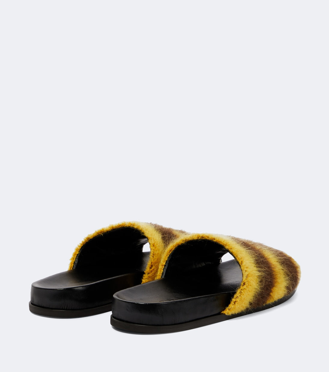 Marni - Fussbett striped slides