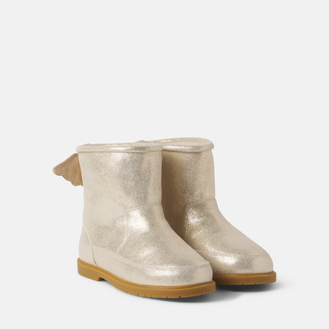 Donsje - Metallic leather boots
