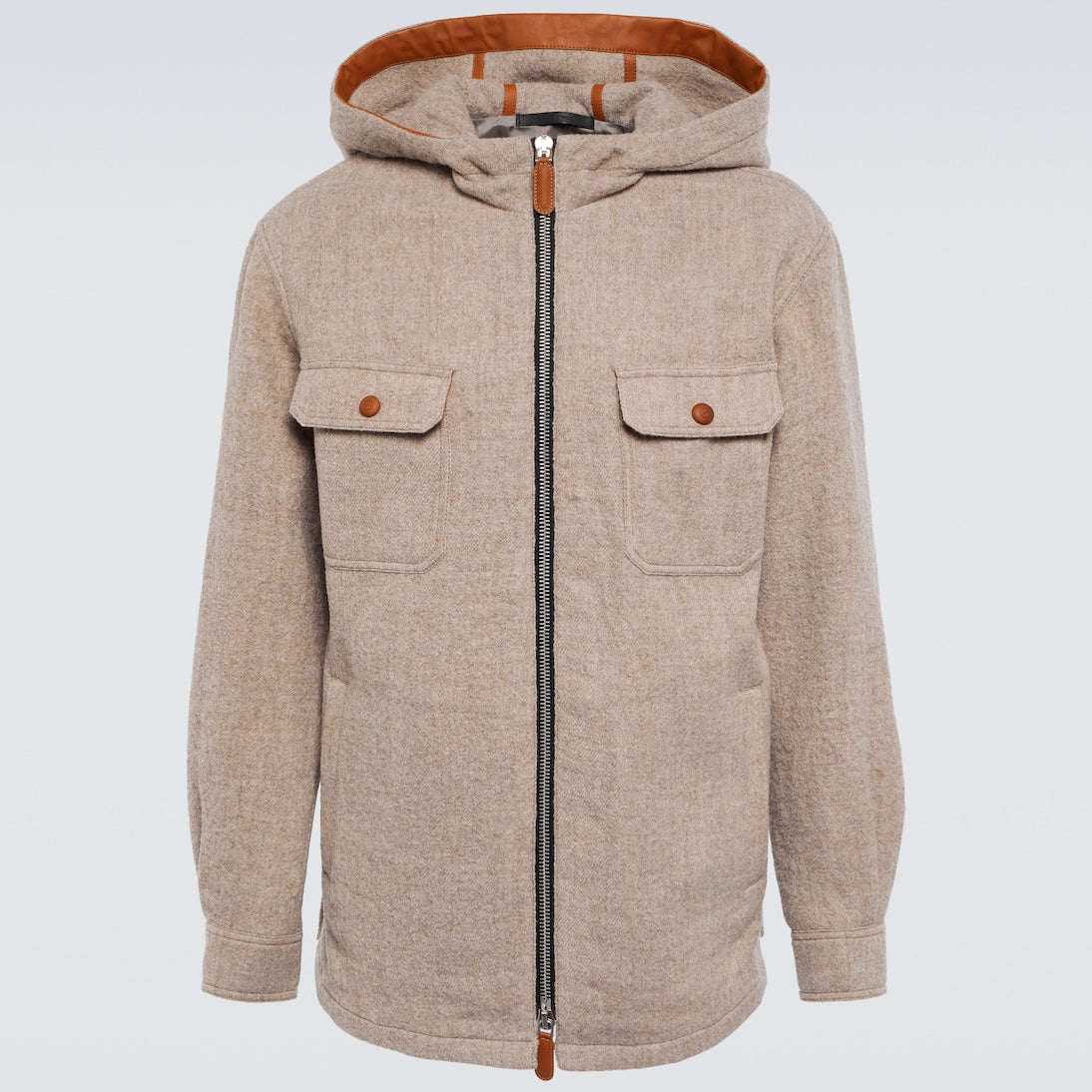 Giorgio Armani - Hooded virgin wool blouson
