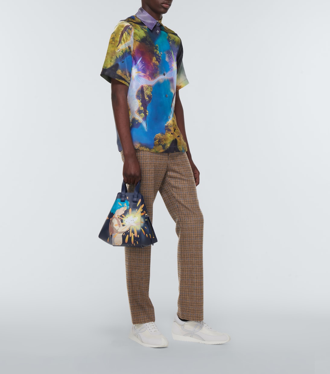 Loewe - x Howl's Moving Castle printed silk-blend shirt
