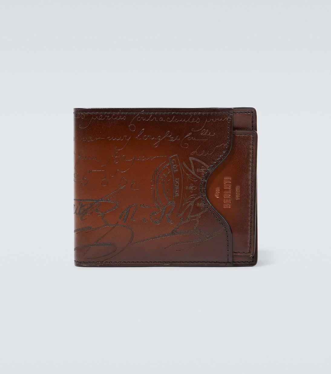 Berluti - Makore 2-in-1 Scritto leather Wallet