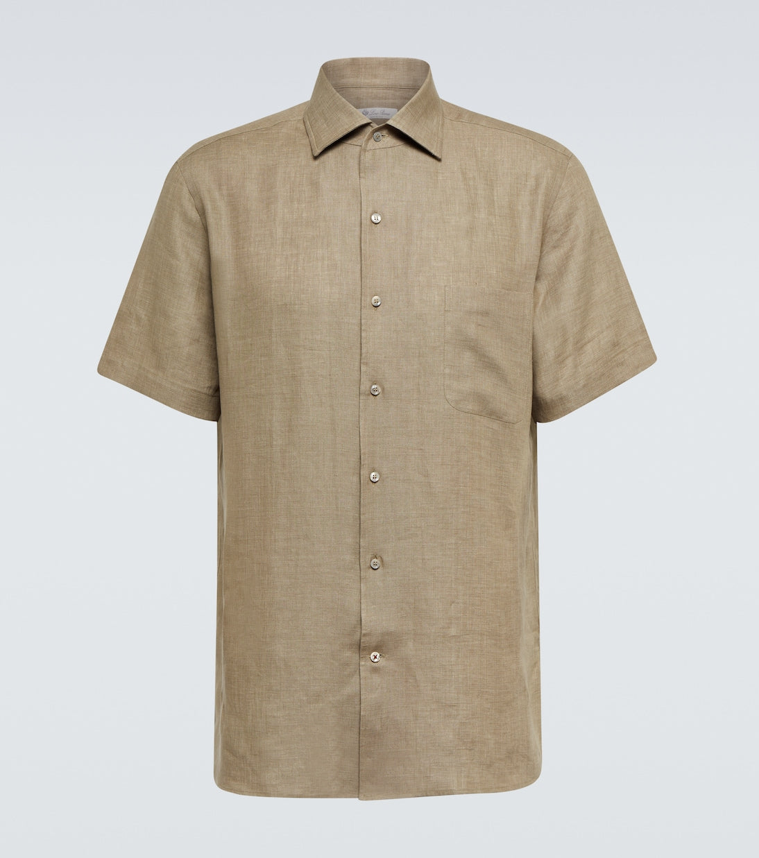 Loro Piana - André linen bowling shirt