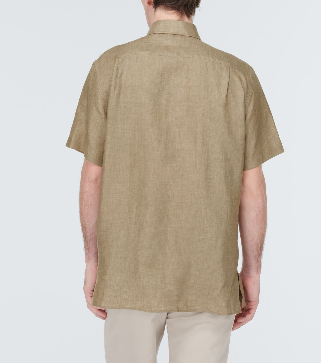 Loro Piana - André linen bowling shirt